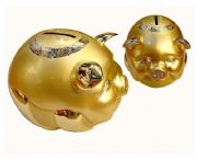 豬年禮品金屬豬儲(chǔ)蓄罐