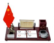 高檔紅木（亮光）臺(tái)歷