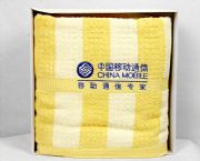 黃色條紋單個(gè)毛巾